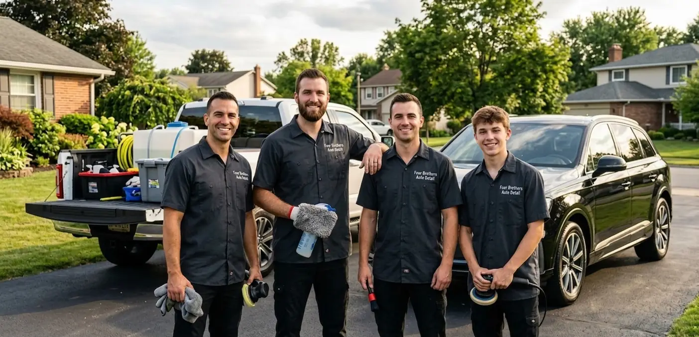 Four brothers team photo